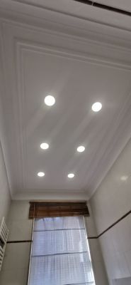 Rénovation plafond - spots intégrés